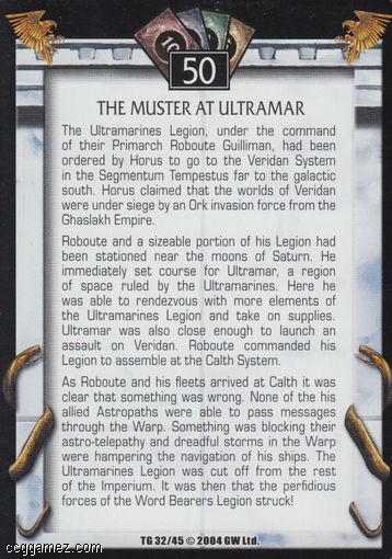 The Muster at Ultramar